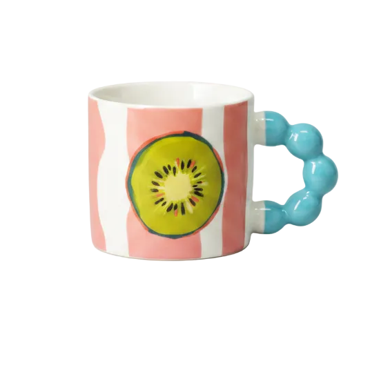 Mug porcelain,340ml - Kiwi