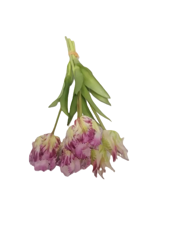 Tulips Bunch - Purple 40cm