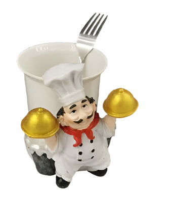 Chef With to Kloches 16X13X11cm