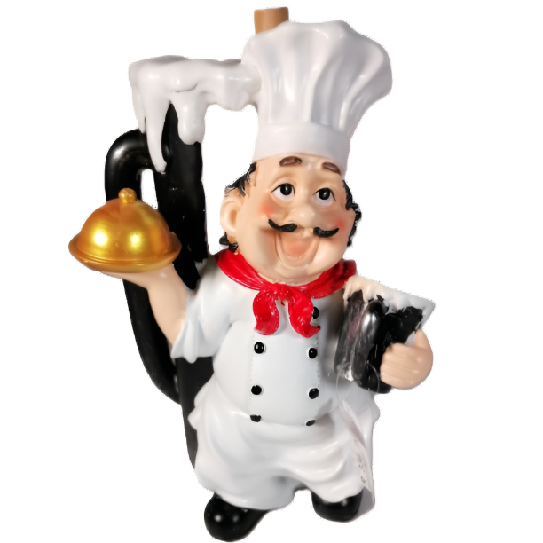 Chef With Paper Towel Holder & 1 x Kloch 27X15X13cm
