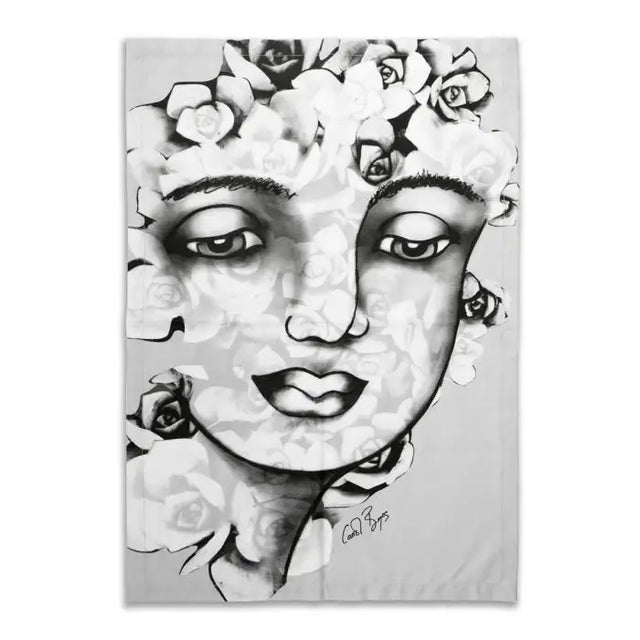 Tea towel - Succulent Faces