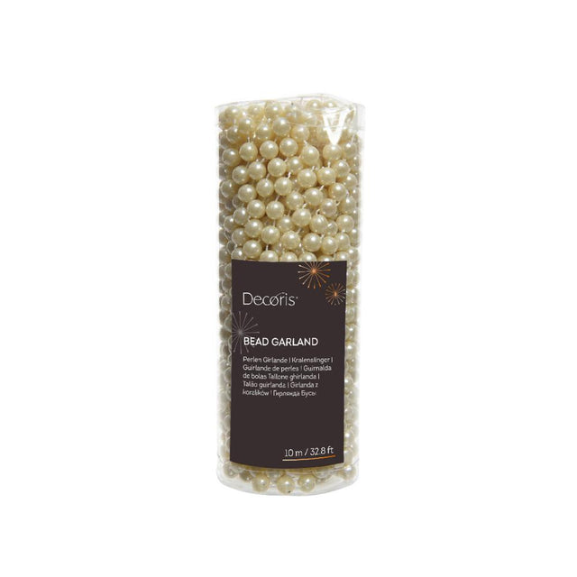 Bead Garland Cream 1000Cm