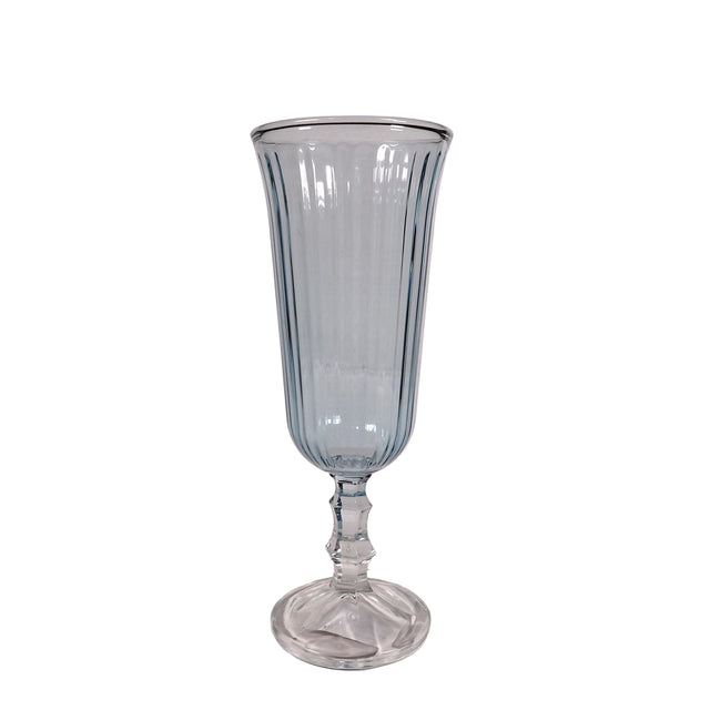 (046000430)CHAMPAGNE GLASS 120ML - BLUE