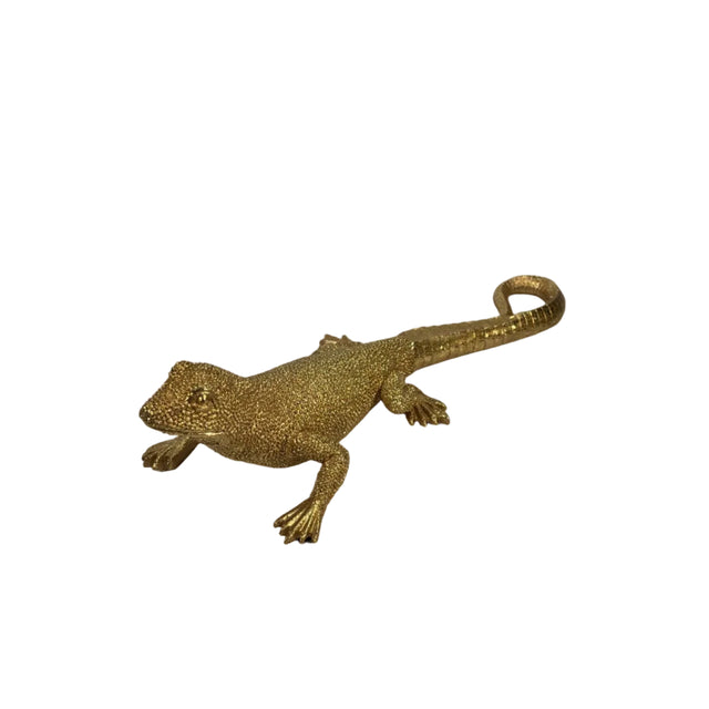 Gecko sculpture 36x12.5cm