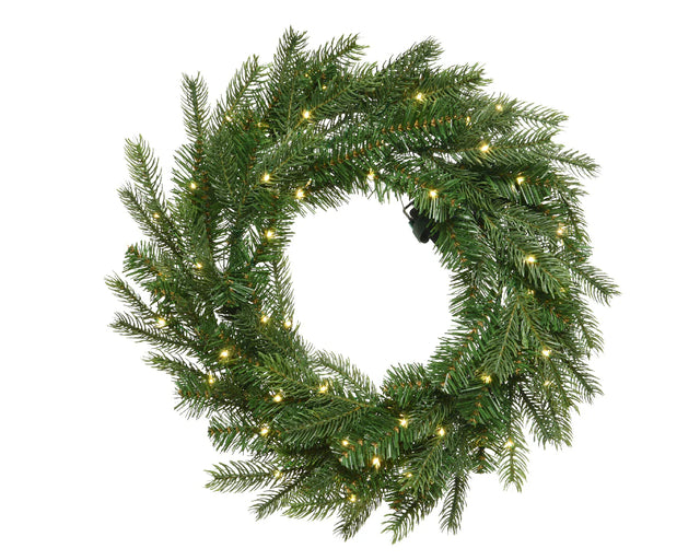 Grandis wreath with micro-LED 80x8cm