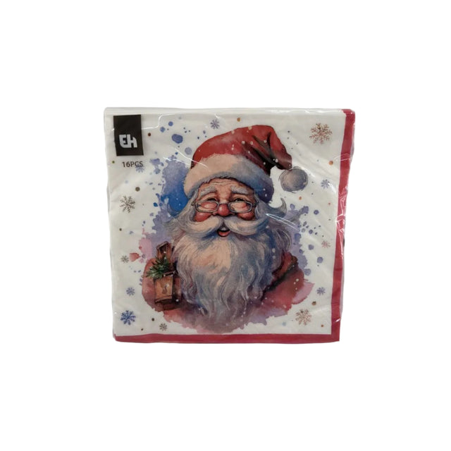 Santa Napkins 33x33cm 16Pcs