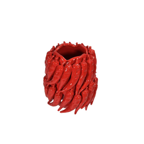 Red pepper vase 22cm