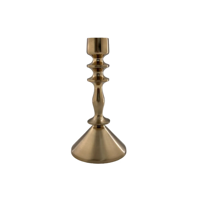 Candle Holder 15cm Gold