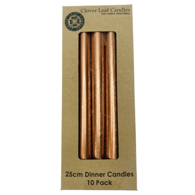 Candle Dinner Taper Copper 25Cm X10