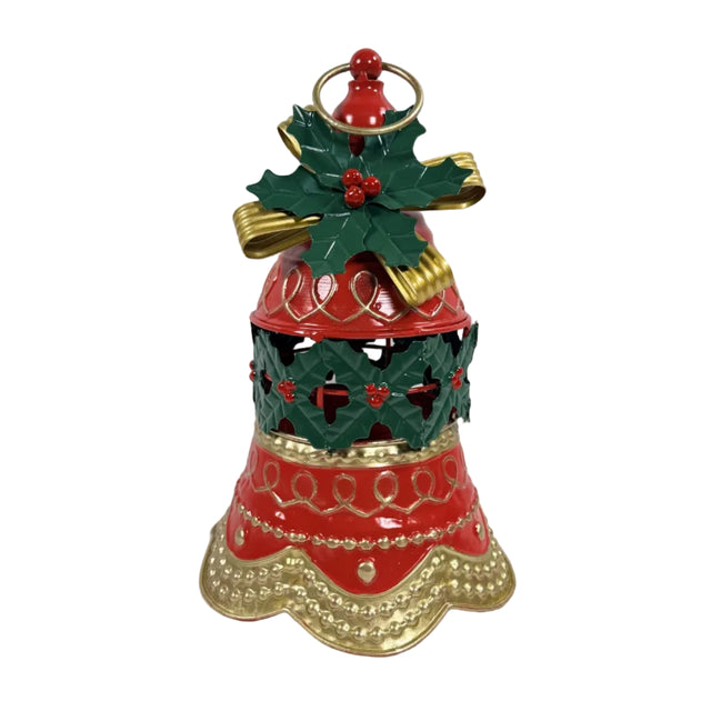 Red And Gold Christmas Bell 21x29cm