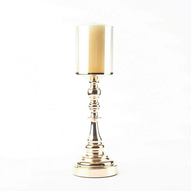 Medium Glass Candle Holder