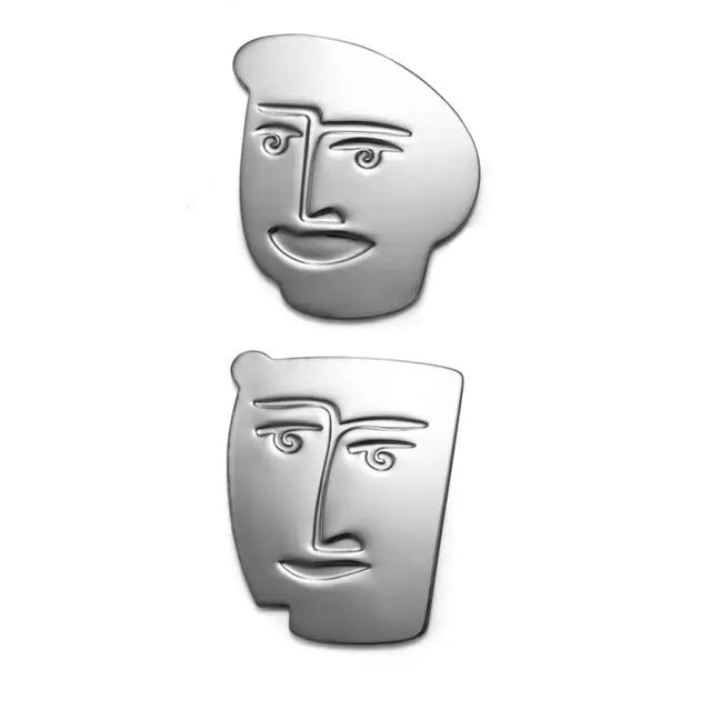 Coaster set of 2 - Face off