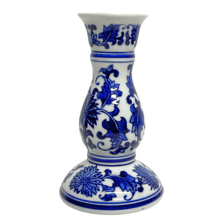 Ceramic candle stand 17.5x10cm