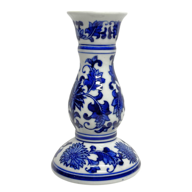 Ceramic candle stand 17.5x10cm