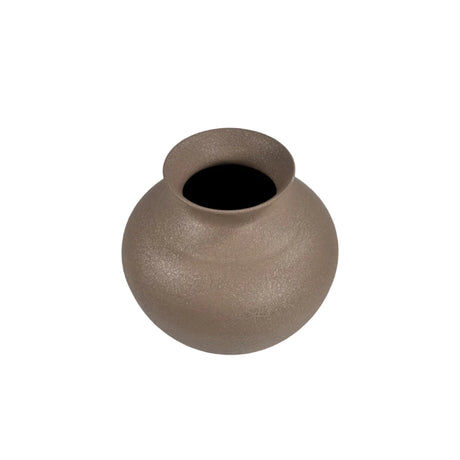 Vase Metal Brown 23cm