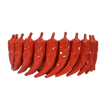 Red pepper bowl 33cm