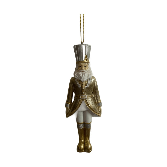 Gold And White Soldier Standing 5.4X5X13Cm