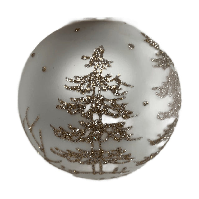 XMAS BALL TREE 80MM - GOLD