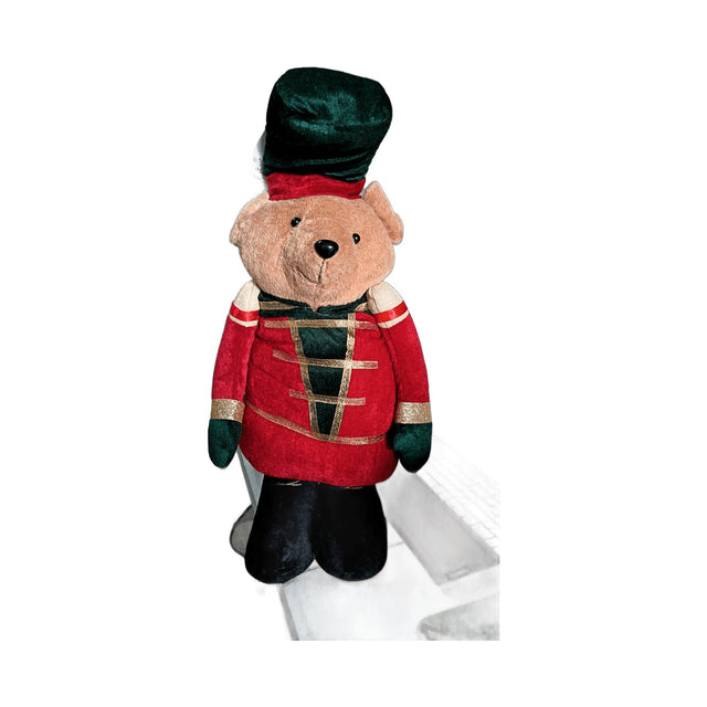 Bear Telescope Legs, 28X17X66-91Cm, Red Jacket