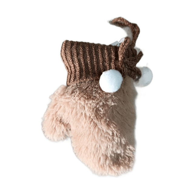 Glove Hanging Polyester, 10X13Cm, Brown