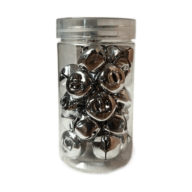 (AWR100410-2)BELLS SILVER SET OF 30 - 2CM