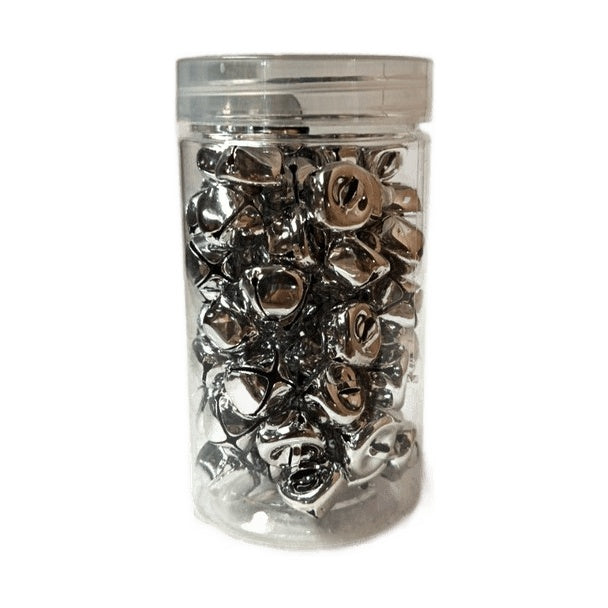 (AWR100410-3)BELLS SILVER SET OF 70 - 1.5CM