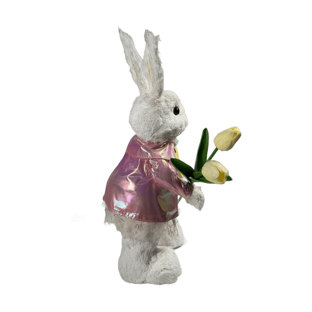 50CM MRS BUNNY W TULIPS (LE V551/2)