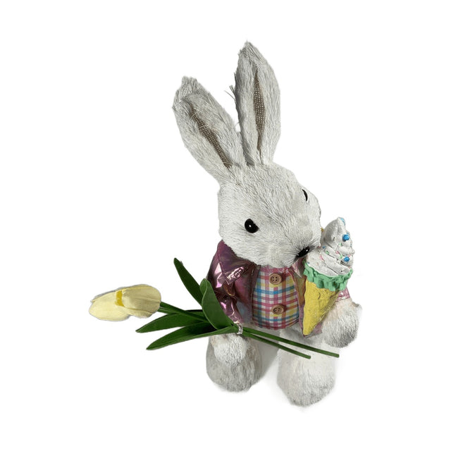 50CM MRS BUNNY W TULIPS (LE V551/2)