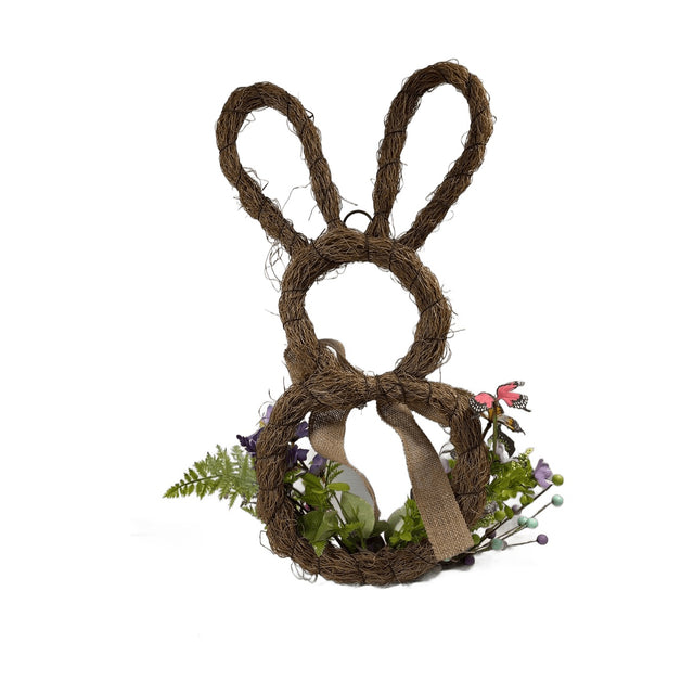 50CM FLORAL WALL BUNNY