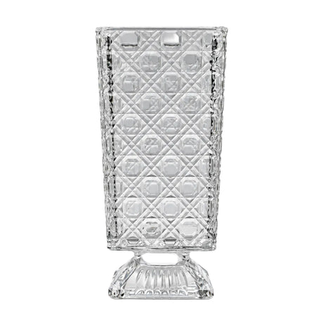 Crystal Square Vase 16.5cm