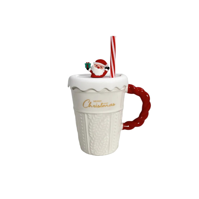 White Christmas Mug