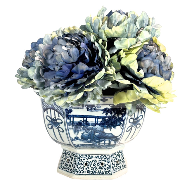 Peony Bunch 50cm - Navy