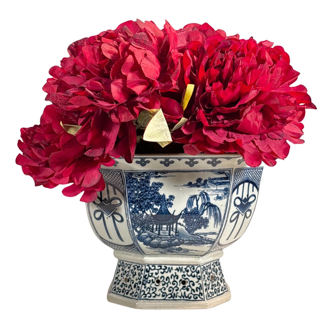 Peony Bunch 50cm - Red