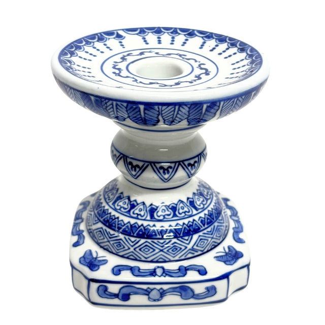 Ceramic candle stand 14x12cm
