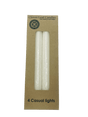 4 White Candles in a Package