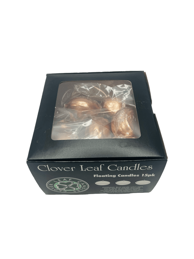 Candle Floating V/Pack x15 Copper