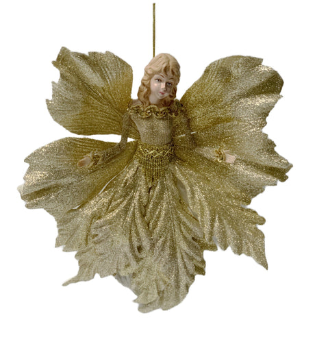 Angel With Gold Dress