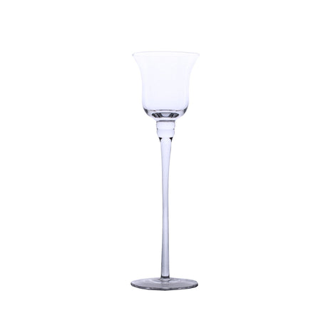 Medium Glass Candle Holder Tapered 
