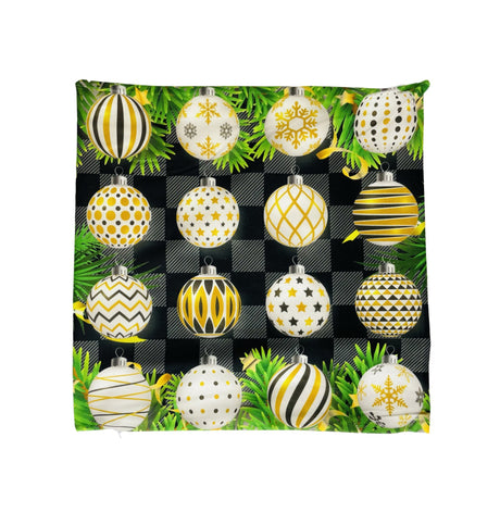 Christmas Cushion Cover With Baubles (45x45cm)