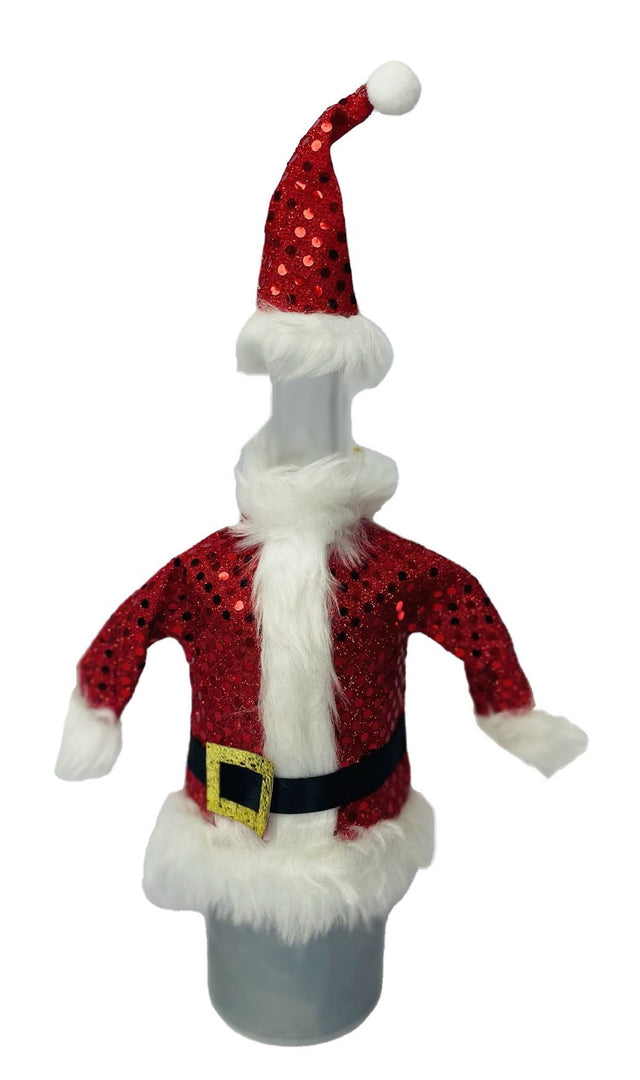 Bottle Cover Santa Suit Boy