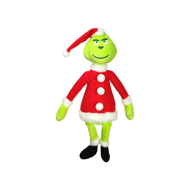 Grinch Plush With Santa Suit 32x12cm