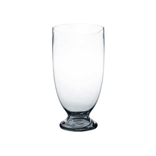 Big Glass Vase - Footed Bowl (21x40cm)