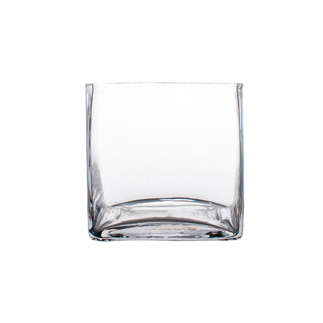 Glass Square Vase (12x12cm)