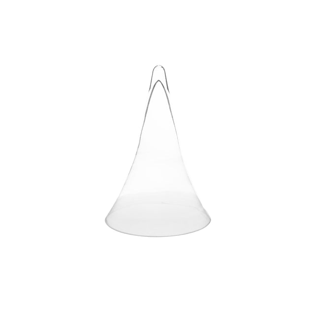 Glass Vase Clear (Cone Shaped)