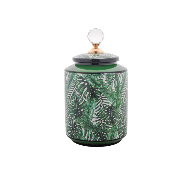 Green Leaf Ginger Jar 28cm