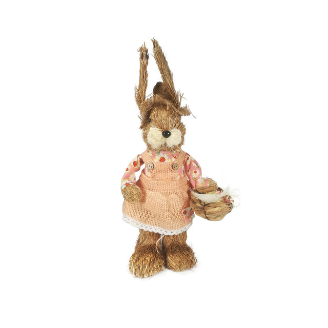 Bunny Soft Toy - Grass Decor (13x13x37cm)