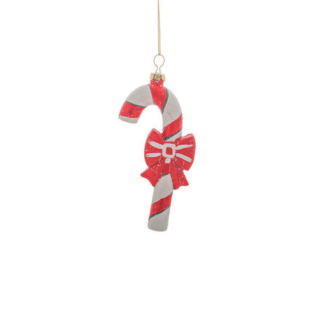 candy cane white hanging ornament-2x75x14cm