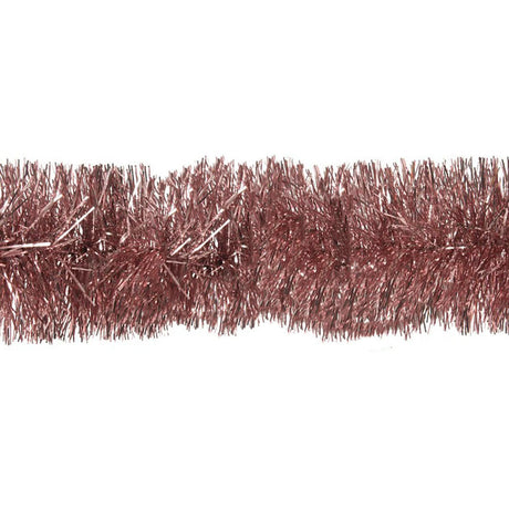 Pink Tinsel Christmas Garland (10x270cm)