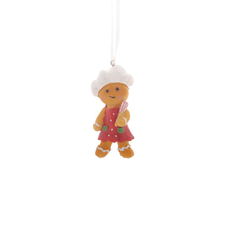 Gingerbread Woman Christmas Ornament