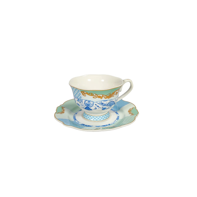 JENNA CLIFFORD - Italian Rose Cup & Saucer